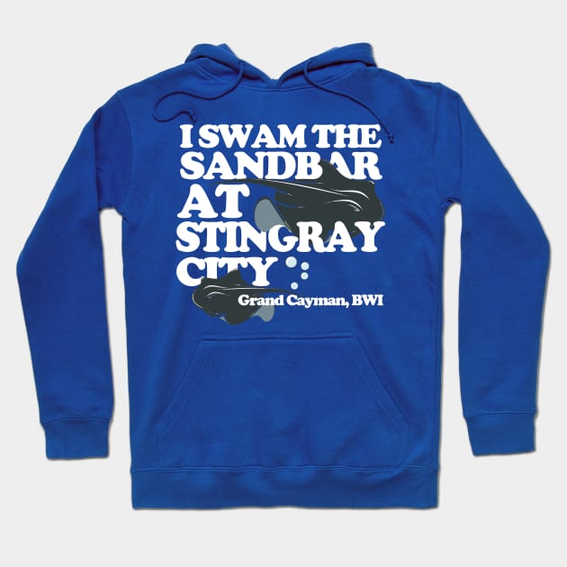 Grand Cayman Stingray City Sandbar Hoodie by PopCultureShirts